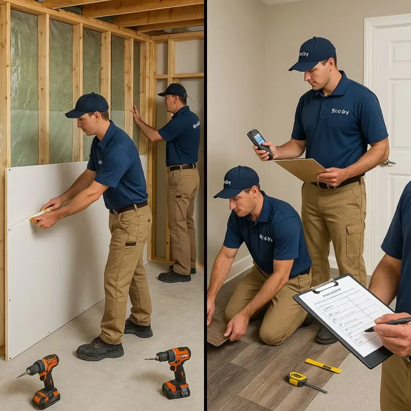 Repairs and Reconstruction process in Castle Hayne, NC