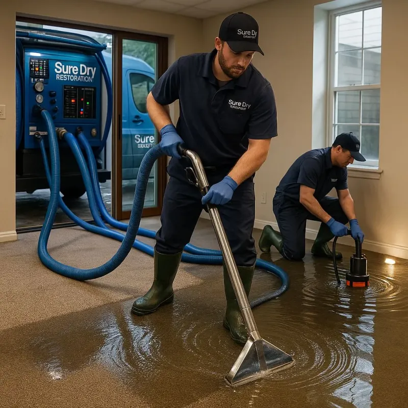 Water Extraction and Removal process in Castle Hayne, NC